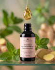 Sinergia Tonificante di Oli Essenziali – Jojoba Bio Ozonizzato, Zenzero e Menta | 50 ml
