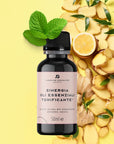 Sinergia Oli Essenziali Tonificante - Olio di Jojoba Bio Ionizzato, Zenzero, Menta