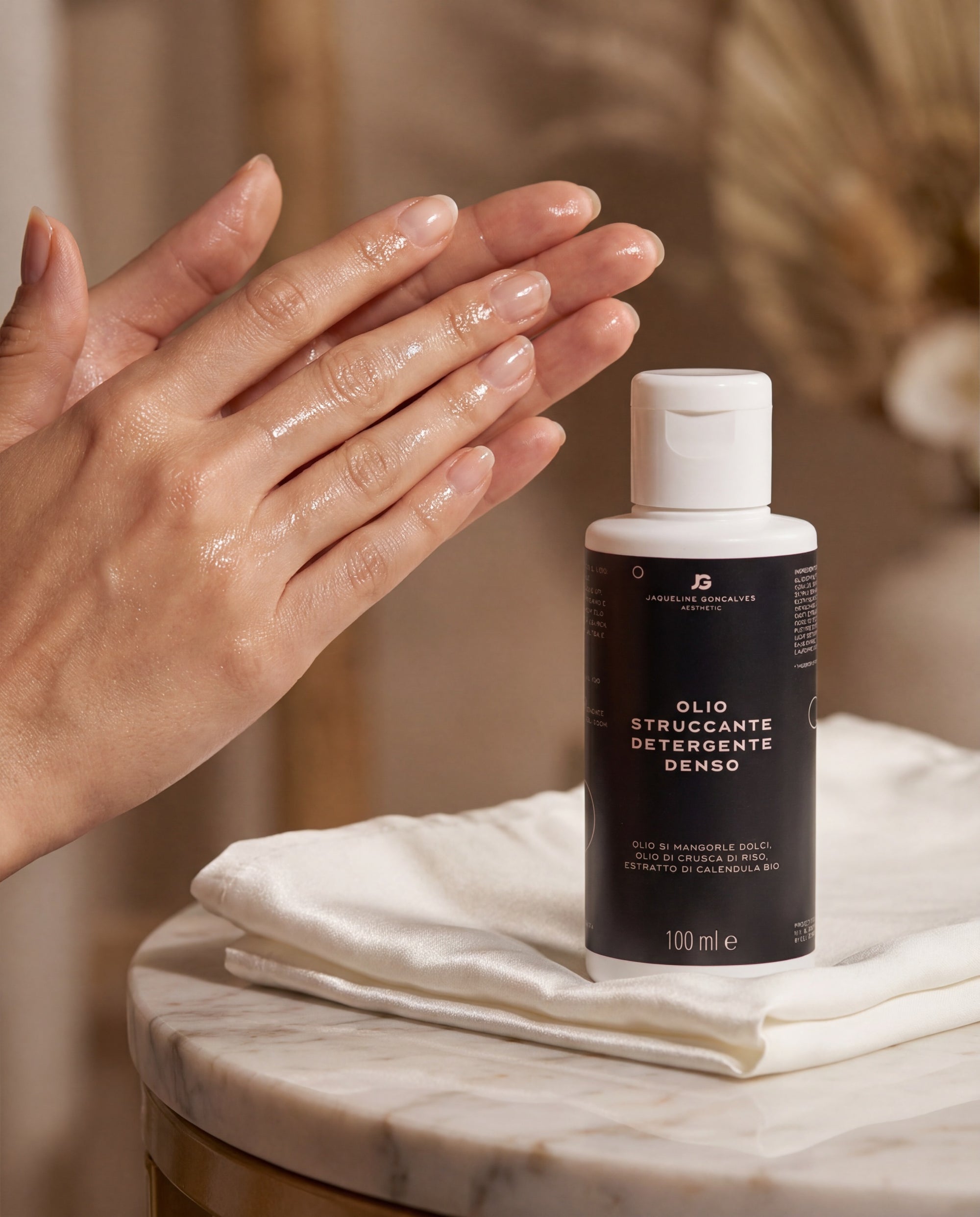 Olio Struccante Detergente – Con Crusca di Riso, Mandorle Dolci e Calendula | 100 ml